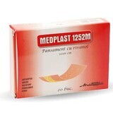 Medplast 1252 M klinknagelverband, 10x6 cm, 20 stuks, Mebra