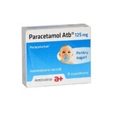 Paracetamol 125 mg, 6 Zäpfchen, Antibiotikum SA