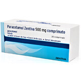 Paracetamolo 500 mg, 20 compresse, Zentiva