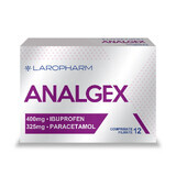 Analgex 400 mg/325 mg, 12 comprimate filmate, Laropharm