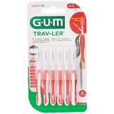 GUM Trav Ler 1314 Scovolino Interdentale 0.8 mm 6 Pezzi