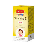 Picături soluție orală Vitamina C Bioland Junior, 10 ml, Biofarm