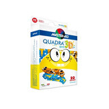 Quadra 3D Boys Master-Aid babypleisters, 20 stuks, Pietrasanta Pharma