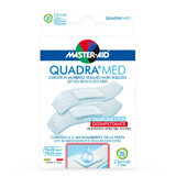 Master-Aid Quadra Med Cerotti In Morbido Tessuto Non Tessuto Tampone Con Disinfettante 20 Strip Assortiti