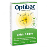 Probiotico con Bifidobatteri e Fibre, 10 bustine, OptiBac 