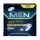 Tena Men - Protezione Assorbente per Perdite Urinarie Livello 2, 10 Protezioni