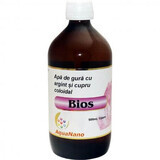 AquaNano Bios kolloidales Silber- und Kupfer-Mundwasser, 500 ml, Sc Aghoras Invent