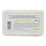 Savon exfoliant au miel, au lait et aux tarates, 200 g, Apidava