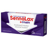 Sennalax plus Crușin, 20 compresse, Biofarm