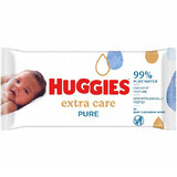 Servetele umede Pure Extra Care, 56 bucati, Huggies