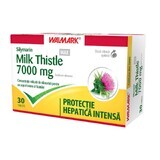 Silymarin Milk Thistle MAX 7000 mg, 30 comprimate filmate, Walmark