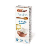 Crema di crema di cocco per cucinare, 200 ml, Ecomil