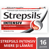 Strepsils Intensive Miel et Citron, 16 comprimés, Reckitt Benckiser Healthcare