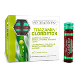 Supliment cu clorofila Trazamin Clordetox, 20 fiole, Marnys