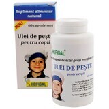 Visolie voor kinderen, 60 capsules, Hofigal