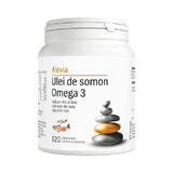 Lachsöl Omega 3, 120 Kapseln, Alevia