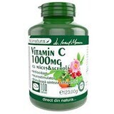 Vitamina C 1000 mg Lămâie cu maceșe și acerola, 100 comprimate, Pro Natura