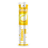 Vitamine C 1000mg Sun Health, 20 comprimés effervescents, Sun Wave Pharma