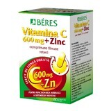 Vitamine C 600 mg + Zinc, 60 comprimés, Beres Pharmaceuticals Co