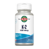 Vitamine K2 100 mcg Kal, 30 gélules, Secom