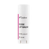 Balsamo labbra alla rosa, 6 ml, Sabio