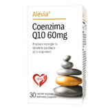 Coenzym Q10, 60 mg, 30 pflanzliche Kapseln, Alevia