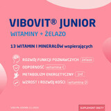 Vibovit Junior Vitamins and iron, for children over 4 years of age, berry flavor, 30 tablets