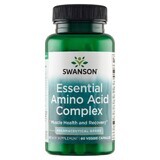 Swanson Essential Amino Acid Complex, complexe AjiPure de 9 acides aminés essentiels, 60 gélules végétariennes