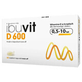 Ibuvit D 600, vitamine D voor zuigelingen en kinderen, 30 twist-off capsules