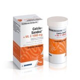 Calcio con vitamina C 1000 mg, 10 compresse, Sandoz