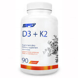 SFD D3 + K2, vitamine D 2000 IE + vitamine K 100 µg, 90 tabletten