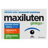 Maxiluten ginkgo+, 30 tabletten