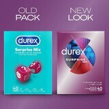 Durex Surprise Me, set condooms, 40 stuks