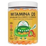 MyVita Vitamine D3, natuurlijke gelei voor kinderen en volwassenen, 120 stuks