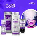 Joanna Ultra Color, acondicionador plateado para cabellos rubios, decolorados y grises, tonos rubio ceniza plateado, 200 g