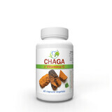 Chaga 450 mg + Vitamina C, 60 capsule, Justin Pharma