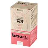 EstroVita Skin, Omega 3-6-9 Fatty Acid Esters, Japanese Cherry Flavor, 60 Vegan Capsules