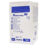 Matopat Matocomp, niet-steriele gaaskompressen, 17-draads, 8-laags, 10 cm x 20 cm, 100 stuks