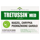 Tretussin Med, zwarte bessensmaak, 24 zuigtabletten