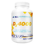 Allnutrition D3 4000, vitamine D 100 µg, 120 tabletten