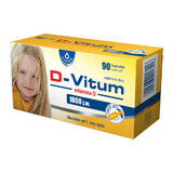 D-Vitum 1000 IU, vitamin D for children from 1 year, 90 twist capsules