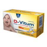 D-Vitum 400 IU, Vitamin D for Newborns, Infants and Children, 90 Twist Capsules