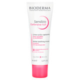 Bioderma Sensibio Defensive Rijke, verzachtende gezichtscrème, gevoelige huid, 40 ml