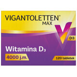 Vigantoletten Max, vitamine D3 4000 IE, 120 tabletten