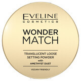 Eveline Cosmetics Wonder Match, setting poeder met amethist stof, 6 g