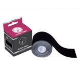 5E, Action Premium kinesiologie tape, synthetisch, zwart, 5 cm x 5 m