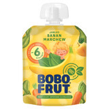 Bobo Frut Dessert in een tube, appel, banaan, wortel, na 6 maanden, 90 g