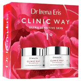 Dr Irena Eris Clinic Way 1º set, dag dermocrème, SPF 15, 50 ml + nacht dermocrème, 50 ml