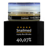 Snailmed Pure Snail Mucus 40,07% Black Pearl, crema viso giorno e notte, 15 ml