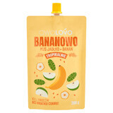 Owolovo Tropisch Banaan Appel en Banaan Mousse in een tube, 200 g